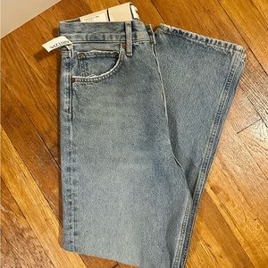 Agolde Jeans mid rise straight loose size 24